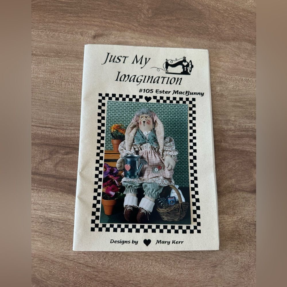 Sewing Pattern Ester Macbunny Just My Imagination Quilting Sewing DIY Easter